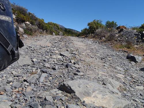 Uphill climb - Chilean side.