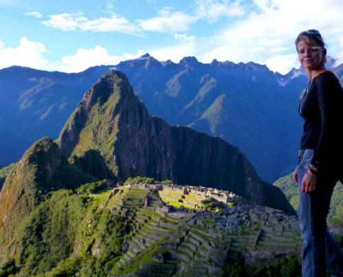 Sherri Jo Wilkins at Macchu Pichu.