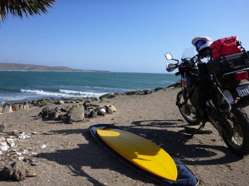 Surf's up in Baja California, Mexico.
