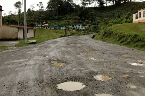 Leaving San Vicente, Colombia.