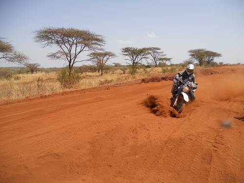 The road to Marsabit, Kenya.