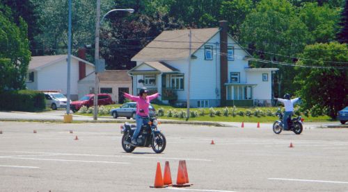 Rimouski stunt riders.