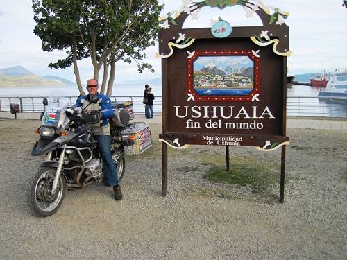 Ronnie Borrageiro at Ushuaia.