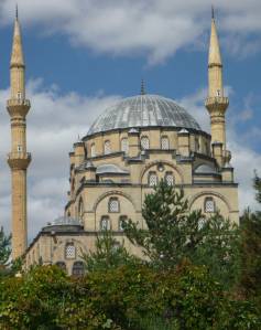 A mini Sultanahmet mosque outside Kirikkale.