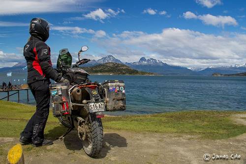 The end of the road at the end of the world.