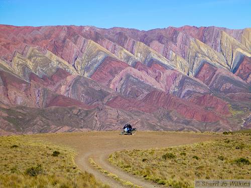 Mountains around Humahuaca, Argentina.