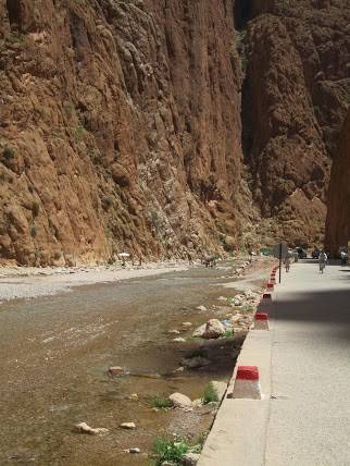 River gorge, Todra Morocco.