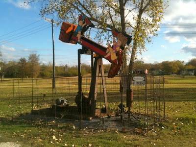 Texas oil rig.