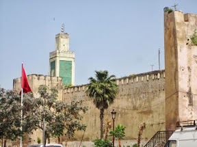 Meknes, Morocco - city walls.