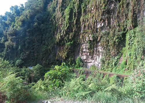 On the Death Road, Bolivia.