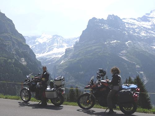 Beth and Dave Anderson in the Swiss Alps.