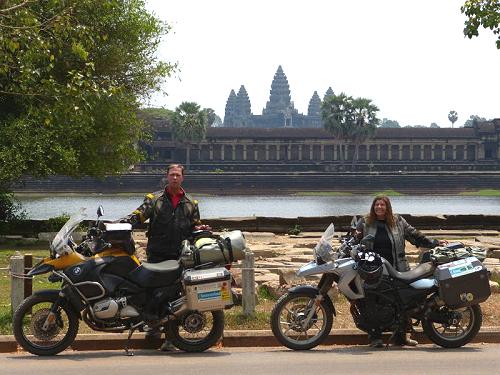 Ekke and Audrey Kok in Cambodia.