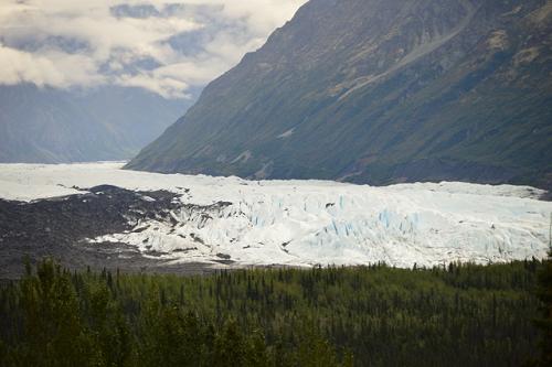 Glacier in Alaska.