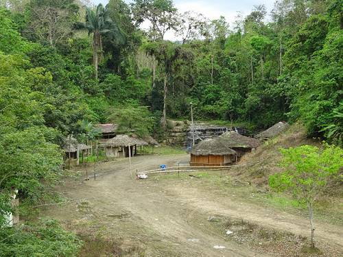 Ecuador village.