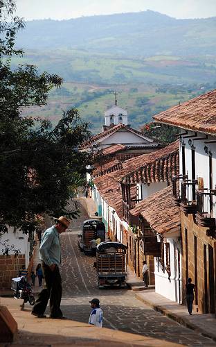 Barichara Hill, Colombia.