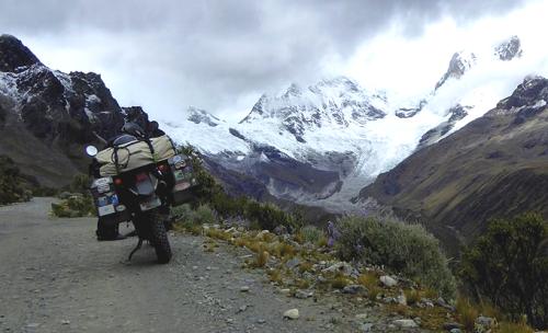 Michelle Lamphere in Cordillera Blanca.