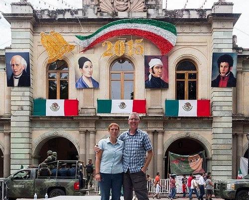 Janette and Steve Douglas in Mexico.