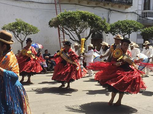 Party time in Sucre, Bolivia.