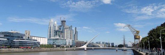 Buenos Aires waterfront.