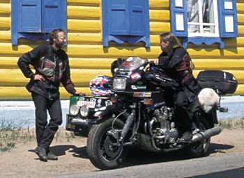 Rob and Dafne deJong in East Siberia, 2001.